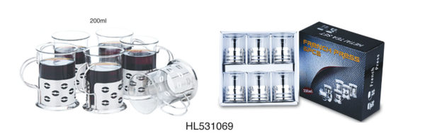 Tea Set (6 pcs ) - 200 ml