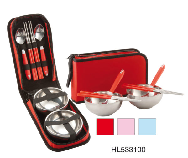 Colorful Cutlery Set with Bowl - Image 2
