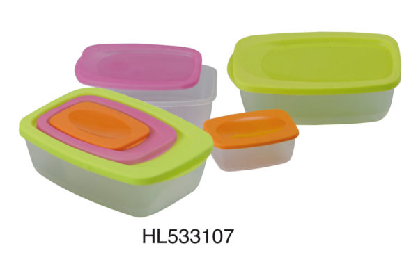 Rectangle 3pcs Food Storage Container