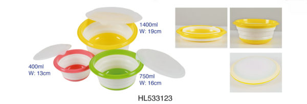 3 in 1 Foldable Bowl