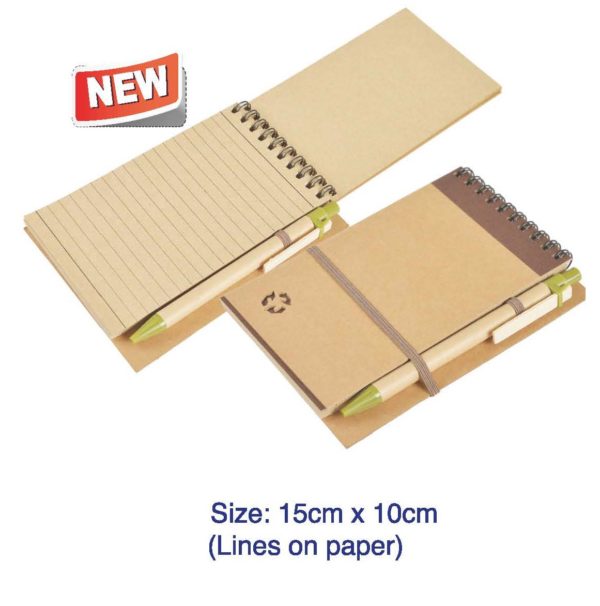 Eco Note Pad with Pen