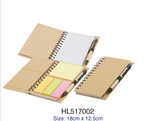 Eco Notepad & Pen (Big)