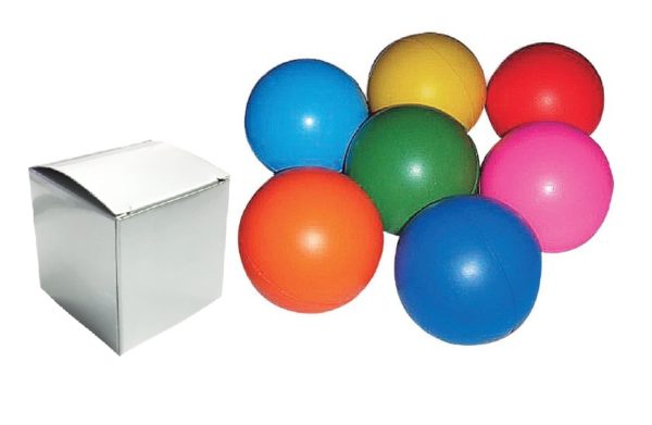 PS-536114 BOX - Stress Ball Silver Box