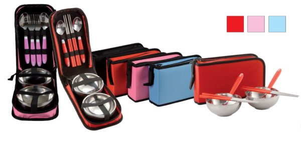 Colorful Cutlery Set with Bowl - Image 3